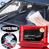 Automotive Oil Film Cleaning Wet Wipes | Windshield Glass Cleaner & Coating