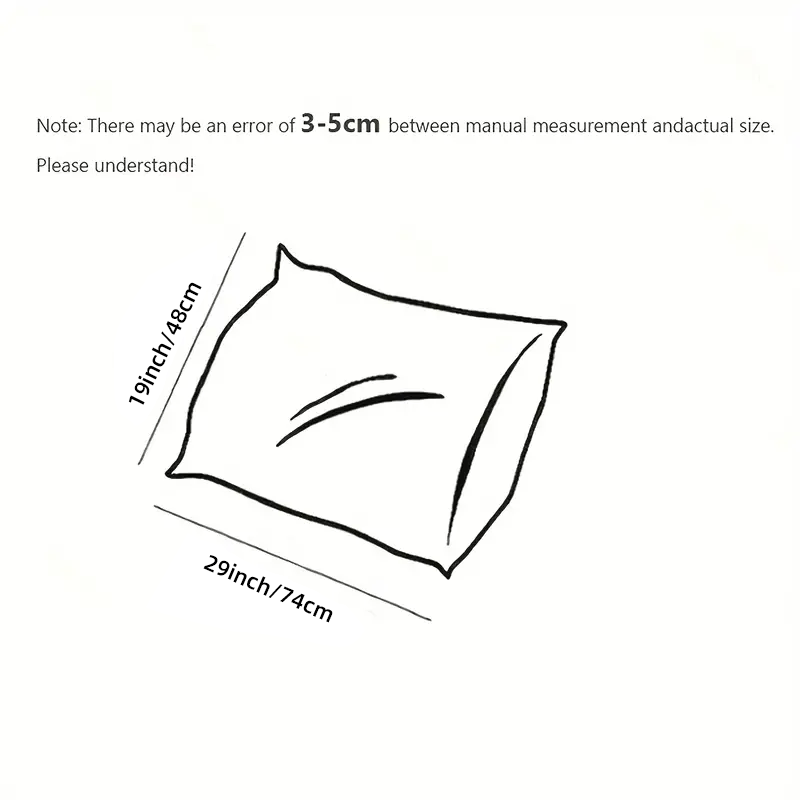 1pc Side Sleeping Pillow Optimizes Shoulder and Neck Support Based on Ergonomic Principles. The Soft, Breathable, and Elastic Pillow Core Is Fluffy and Closely Conforms to the Body's Curves. The Zoned Design Prioritizes Side Sleeping Comfort While