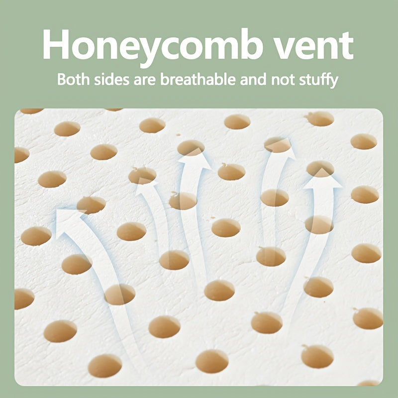 Latex Bread Pillow 1 PcsA Natural Breathable Latex Bread Pillow for Sleep and a Household Adult Latex Bread Pillow with a Breathable Inner Pillowcase