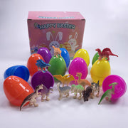 🐰 🐣12 Prefilled Easter Eggs With Pull Back Cars🚚