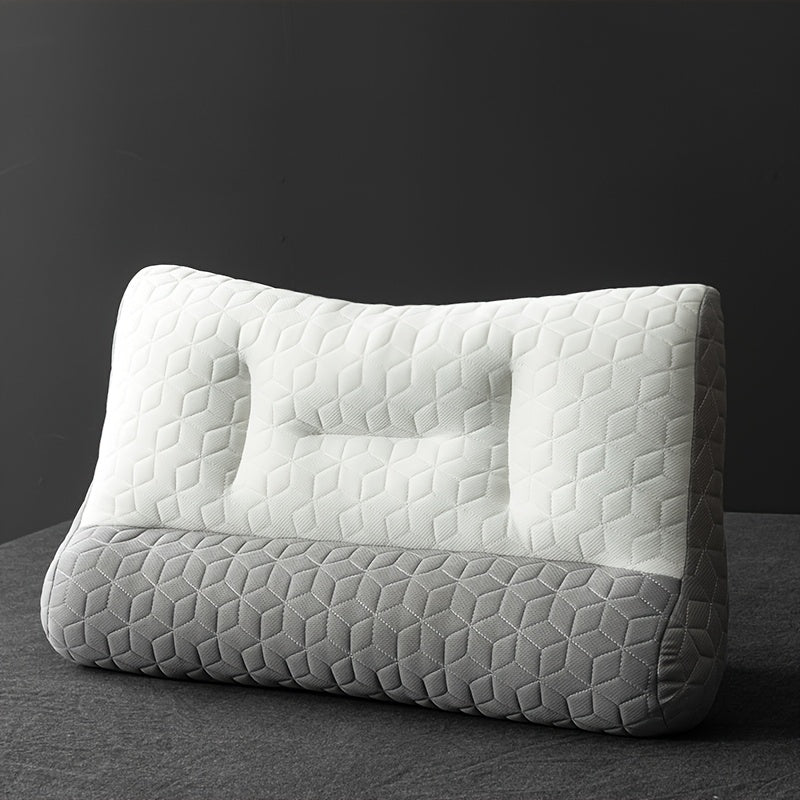 Square Latex Pillow Core - Firm Support No Sag, Cervical Spine Protection for Sleep, Anti-Curved Neck Home Use