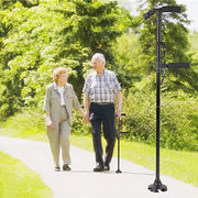 LED Foldable Walking Stick Aluminum Alloy, Anti-Slip, Adjustable Height