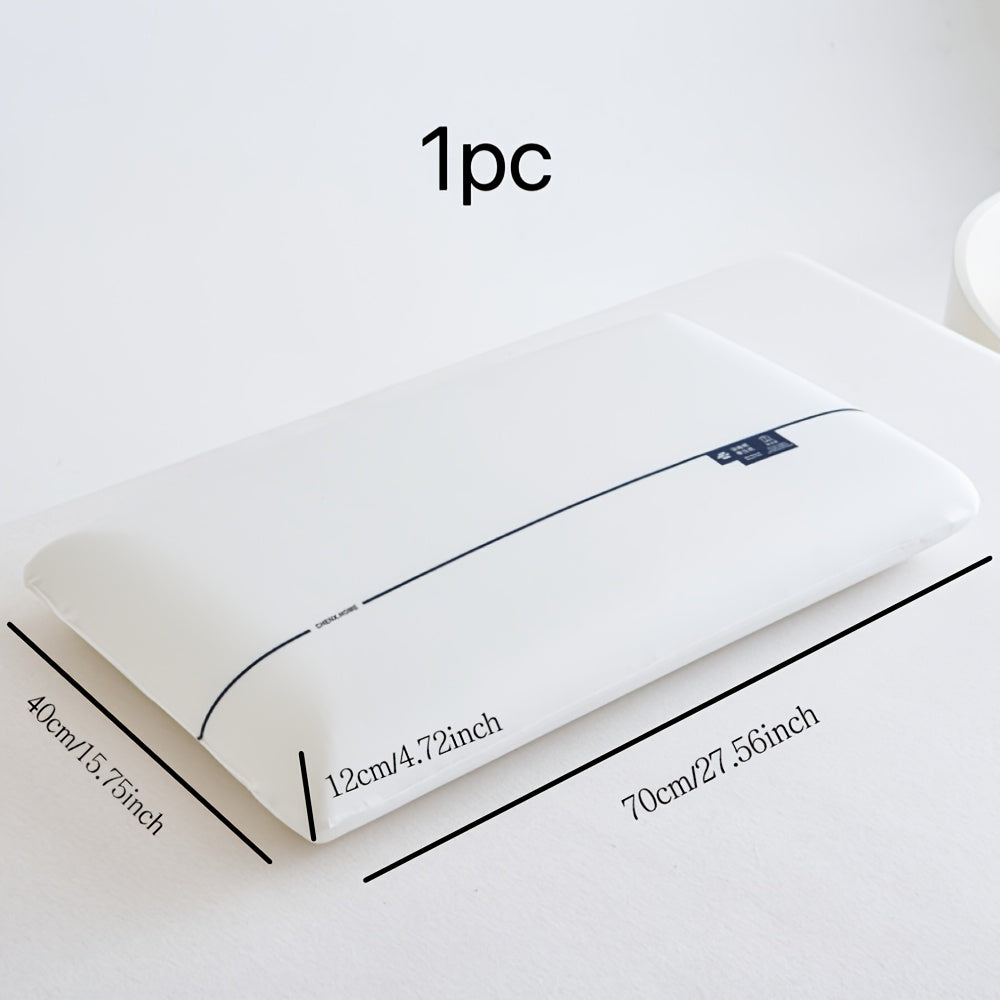 1pc Polyurethane Foam Slow Rebound Pillow, Pillow Core, Double Cervical Pillow, Single Rectangular Home Use Ultra-soft Sponge Pillow Core.