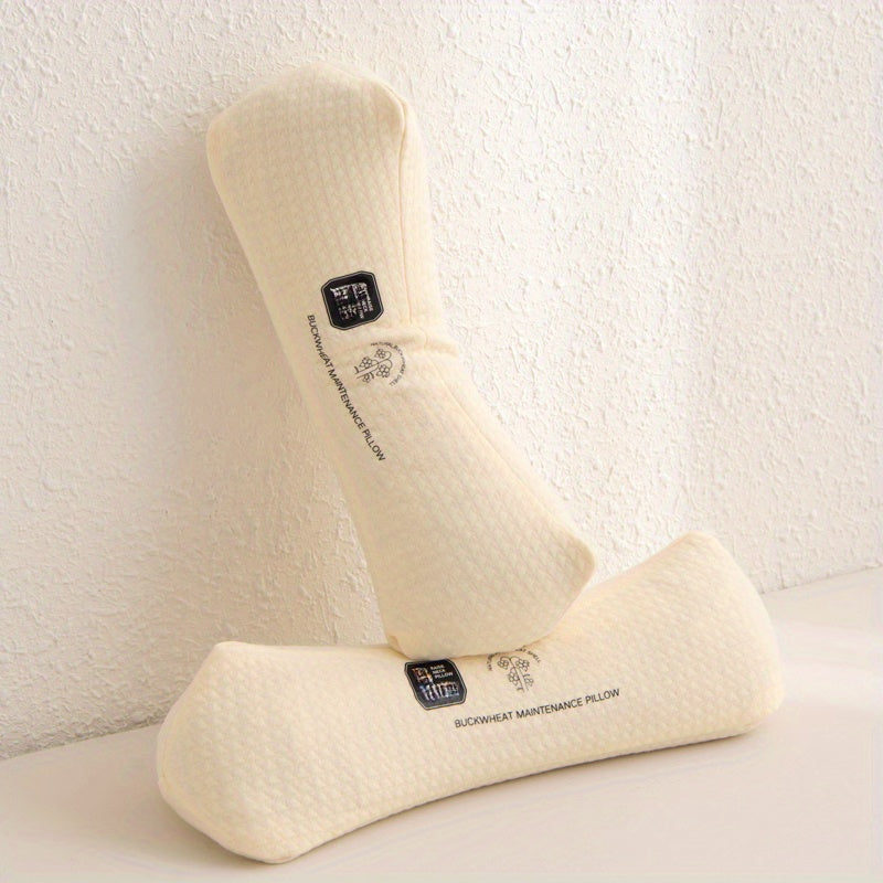 1pc Triangular Cervical Pillow, Sleep-Assisting Long Pillow, Cylindrical Naturally Filled Pillow, Round Pillow, Comfortable Hug Pillow, The Best Gift for Family, Holiday Gift, Birthday Gift, Bedroom Decor