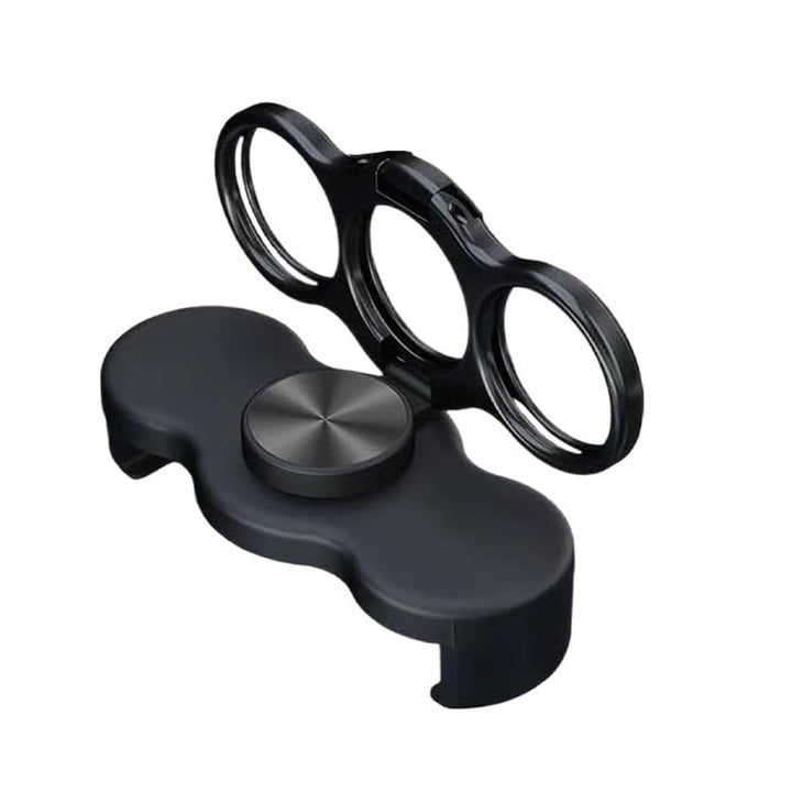 360° Rotatable Dual-Ring Three-Finger Phone Holder