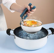 Heat Resistant Silicone Kitchen Gadget Set | Plate Gripper, Bowl Clip & Pot Holder
