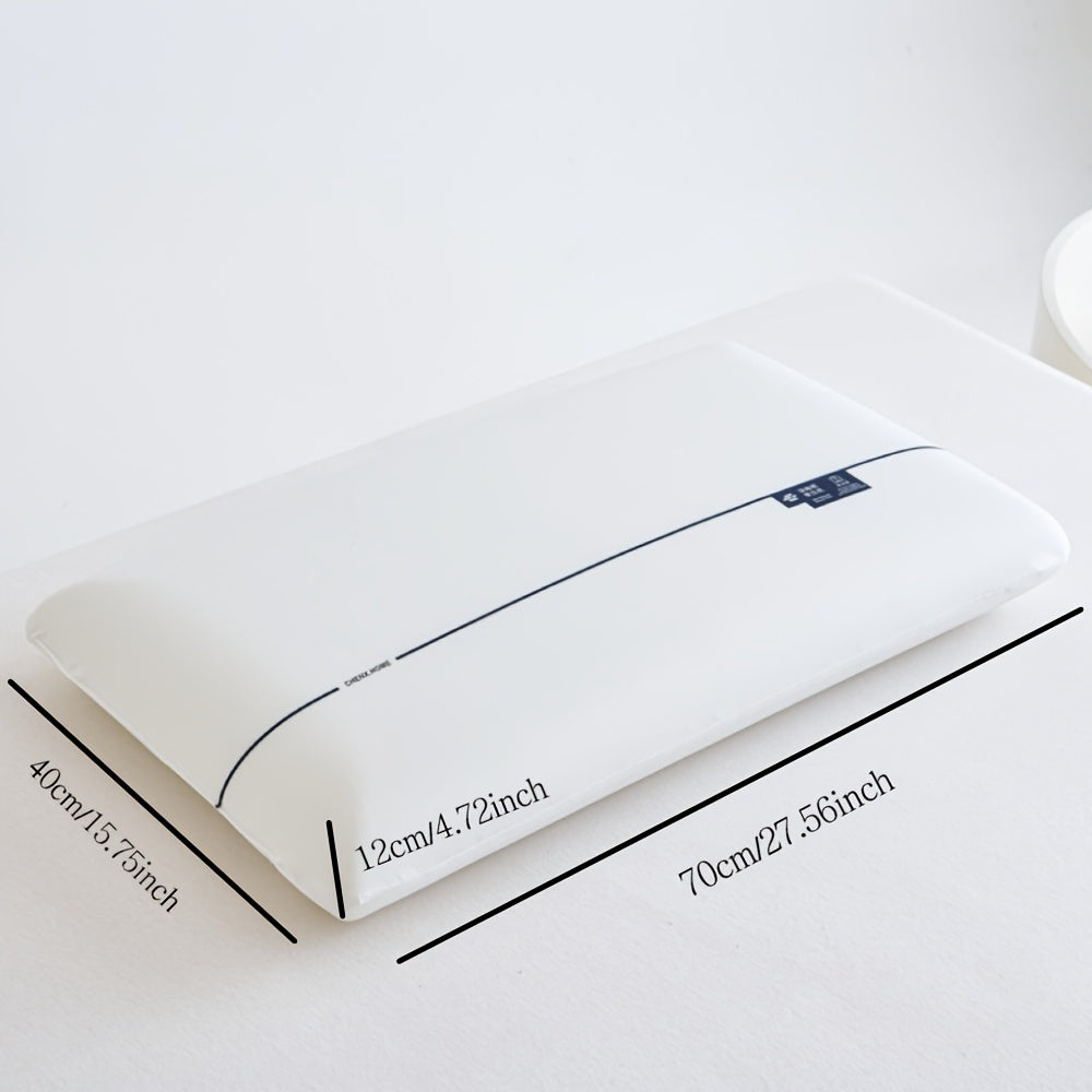 1pc Polyurethane Foam Slow Rebound Pillow, Pillow Core, Double Cervical Pillow, Single Rectangular Home Use Ultra-soft Sponge Pillow Core.