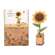 Build Your Own Wooden Sunflower A Flower That Never Wilts — Build It Craft a stunning 3D wooden sunflower What's in the Box