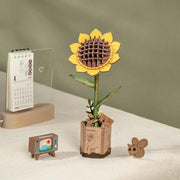 Build Your Own Wooden Sunflower A Flower That Never Wilts — Build It Craft a stunning 3D wooden sunflower What's in the Box
