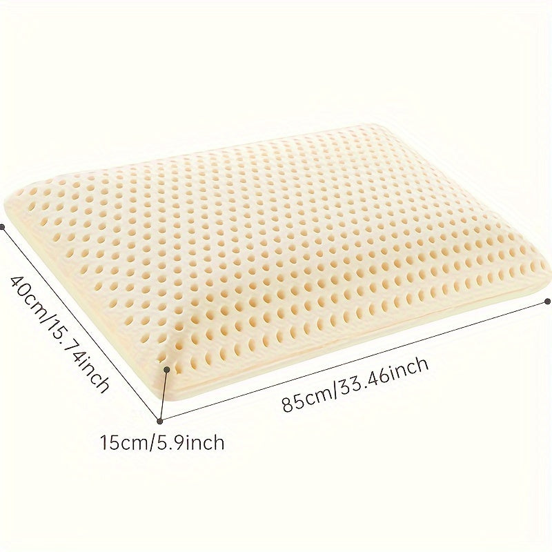 1pc Talalay 96% Natural Premium Latex, Soft with Pillowcase Helps Pressure, No Chemicals, Perfect Package Best Gift with Removable Tencel Cover