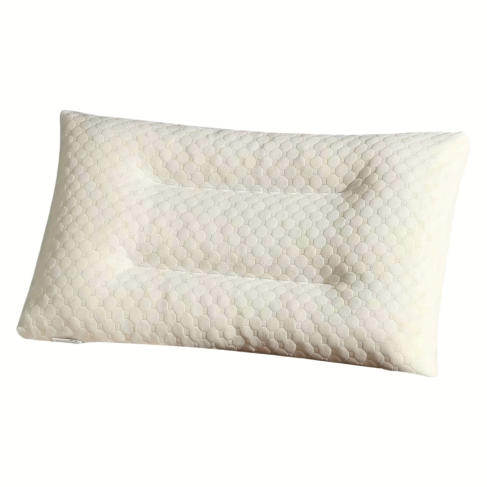 Thai Pillow Student Granular Massage Pillow Core Pillow School Season Gift Student Dormitory Bedside Suitable for Bedroom Sofa, Living Room Hotel 2025 Live Streaming Hot Set, Latex Pillow Core, Ergonomically Designed to Neck Pressure, All-Season Use