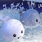 Baby Spraying Whale Bath Toy with LED Disco Lights