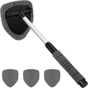 Microfiber Car Windshield Cleaning Tool with Extendable Handle