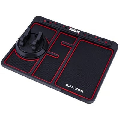 4-in-1 Car Dashboard Anti-Slip Phone Pad | Phone Holder, Aromatherapy & Glow Mat