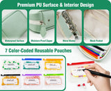 A8 Waterproof Pill Case Set – 7 to 14 Day Medication Organizer