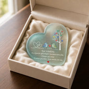 Heartfelt Friendship Seaglass Keepsake Plaque- Shaped by Sea Nature & Crafted by Hand A Beautiful Reminder That True Celebrate the special peopl