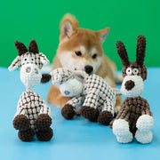 Durable Plush Dog Toy for Aggressive Chewers Squeaker Included