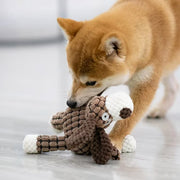 Durable Plush Dog Toy for Aggressive Chewers Squeaker Included