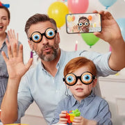 Funny Big-Eye Props Glasses Party, Halloween & Photo Booth Accessory