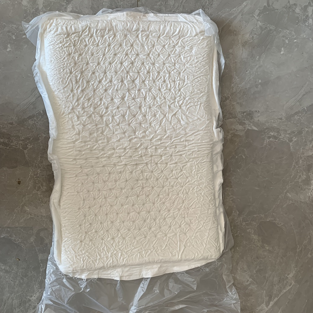 Source Factory Latex Pillow with Inner and Outer Double Pillowcases for Adults, Suitable for All Seasons, Massage Wolf Tooth Natural Latex Pillow Core Pillow