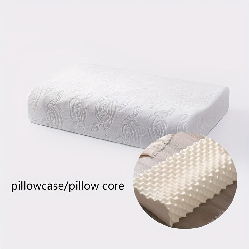 Cervical Pillow for Adults | High-Quality Thai Latex Core | Supports Ergonomics | Essential for Neck Care Enthusiasts