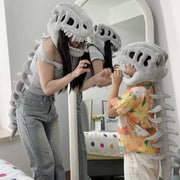 Dinosaur Skeleton Costume Full Body Dino Suit Features: for Halloween, Cosplay & Parties