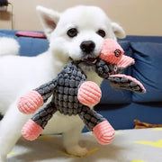 Durable Plush Dog Toy for Aggressive Chewers Squeaker Included