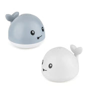 Baby Spraying Whale Bath Toy with LED Disco Lights