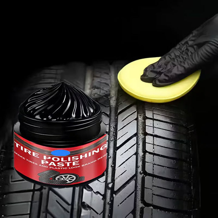 Car Tire & Trim Renewal Paste | Instant Black Shine & UV Protection