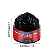 Car Tire & Trim Renewal Paste | Instant Black Shine & UV Protection