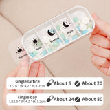 7-Day Medication Organizer – Weekly Pill Box for Home & Travel