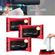 Automotive Oil Film Cleaning Wet Wipes | Windshield Glass Cleaner & Coating