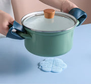 Heat Resistant Silicone Kitchen Gadget Set | Plate Gripper, Bowl Clip & Pot Holder
