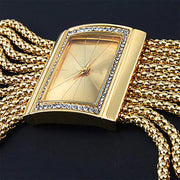 🎄🎁Christmas Special Offer: 50% OFF💥Ladies Rhinestone Quartz Square Watch