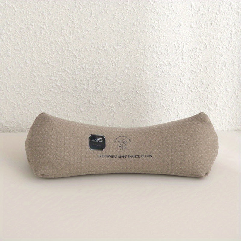 1pc Triangular Cervical Pillow, Sleep-Assisting Long Pillow, Cylindrical Naturally Filled Pillow, Round Pillow, Comfortable Hug Pillow, The Best Gift for Family, Holiday Gift, Birthday Gift, Bedroom Decor