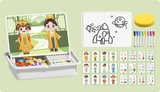 Magnetic Puzzles Face Dress Up Travel Game Double Side Preschool Educational Learning Toy for Kids