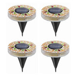 Mosaic Solar Disk Lights