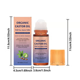 Organic Castor Oil Roll-On with Rose Quartz Style 6