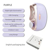 3-in-1 Electric Nail Clipper with Polishing