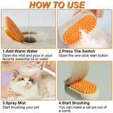 Handheld Pet Steam Cleaning Brush
