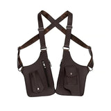 Premium Leather Adjustable Underarm Shoulder Bag for Men & Women