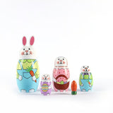Cute Rabbit Nesting Doll Set