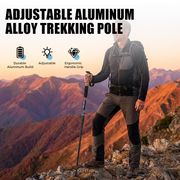 LIMITED-TIME BUY 2 SAVE 20% OFF Adjustable Aluminum Alloy Trekking Pole – Durable, Shock-Absorbing, Lightweight