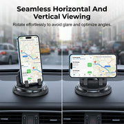 360° Rotation Dashboard Phone Holder KEY FEATURES SEAMLESS HORIZONTAL AND VERTICAL for Car