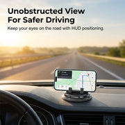 360° Rotation Dashboard Phone Holder KEY FEATURES SEAMLESS HORIZONTAL AND VERTICAL for Car