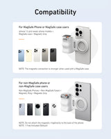 TELESIN Fun Shot Magnetic Phone Camera Grip & Magnetic Selfie Light Bundle Kit